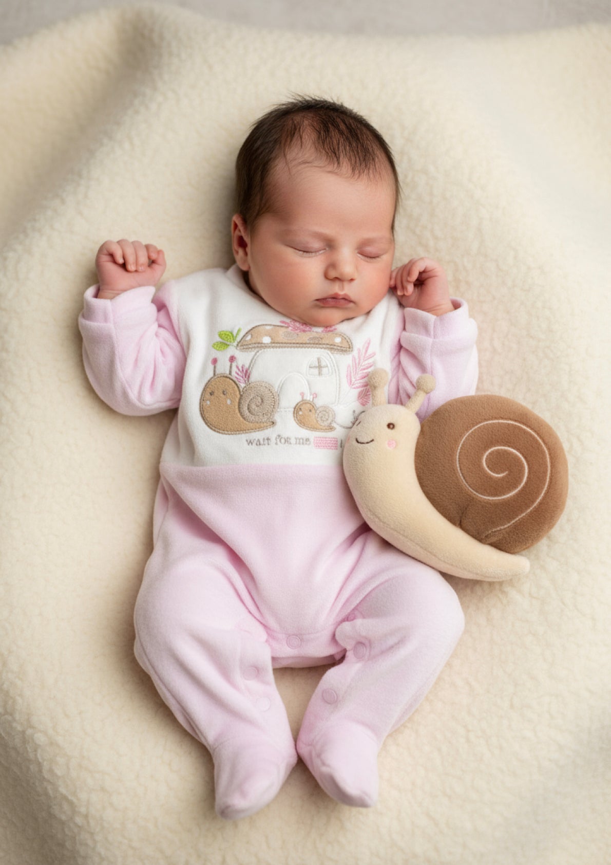 Tutina Neonata in ciniglia ELLEPI - Taglia 0 mesi