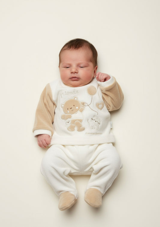 Completo Baby in ciniglia NAZARENO GABRIELLI - Taglia 3/6 mesi