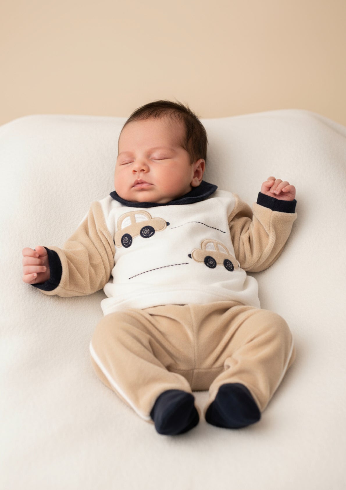 Completo Neonato in ciniglia NAZARENO GABRIELLI - Taglia 3/6 mesi