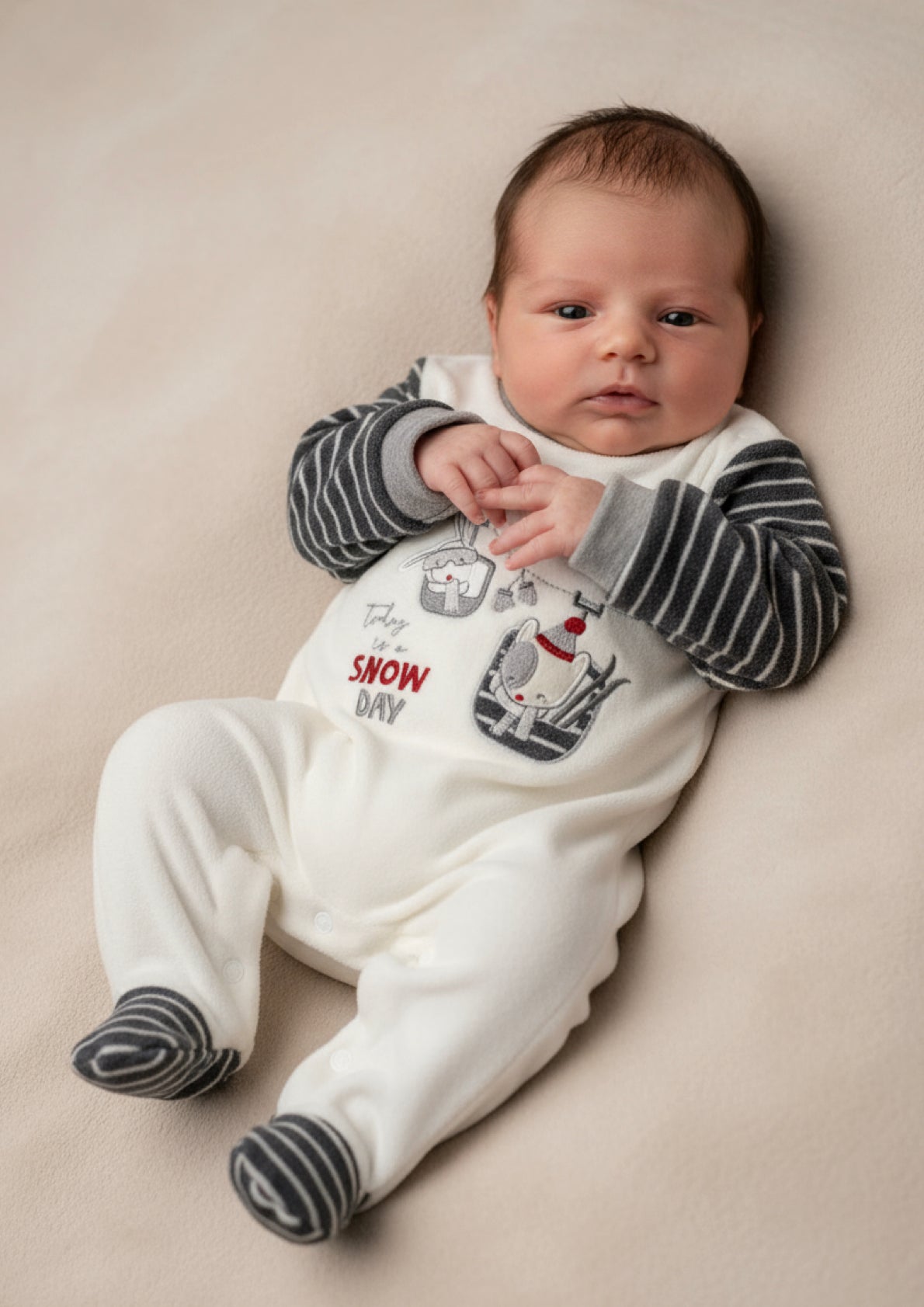 Tutina Neonato in ciniglia ELLEPI
