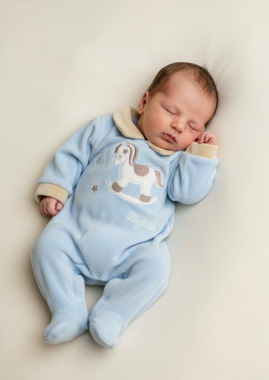 Tutina Neonato in ciniglia LES JOLIES