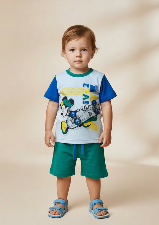 Completino Neonato corto Jersey 100% Cotone DISNEY - Taglia 36 mesi