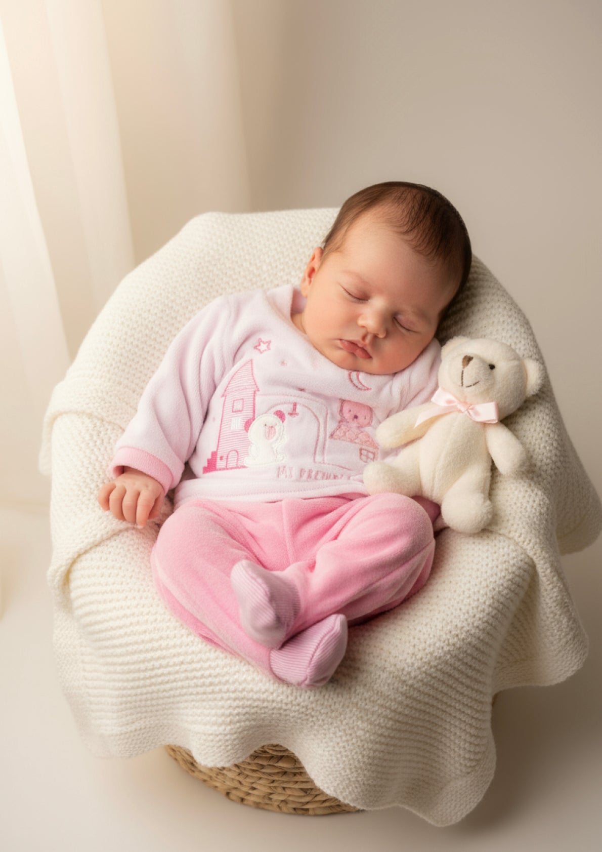 Completo Neonata in ciniglia ELLEPI - Taglia 0 mesi