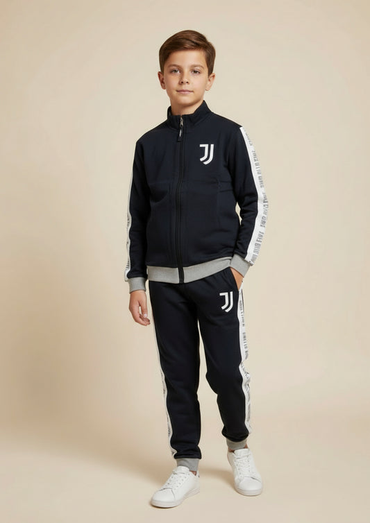 Pigiama Ragazzo aperto con zip in cotone leggermente felpato JUVENTUS