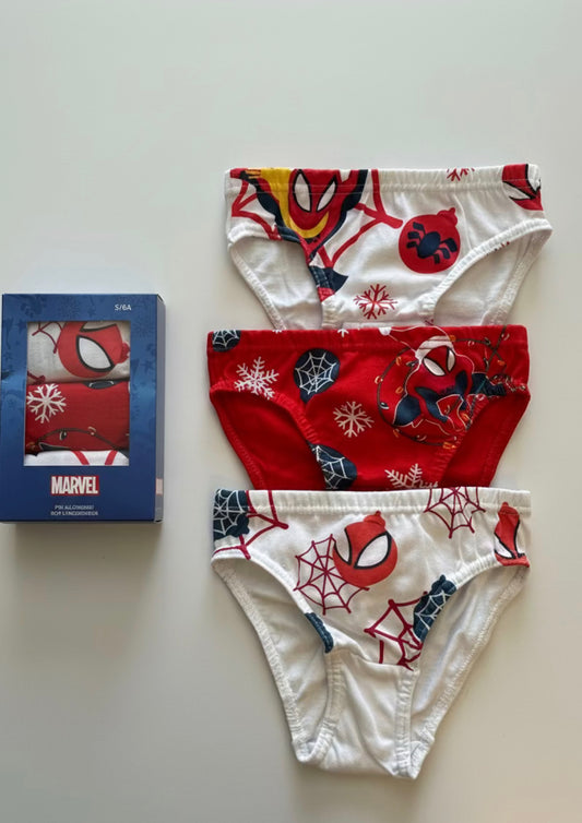 Tripack Slip Bambino Spiderman – Edizione Natalizia MARVEL