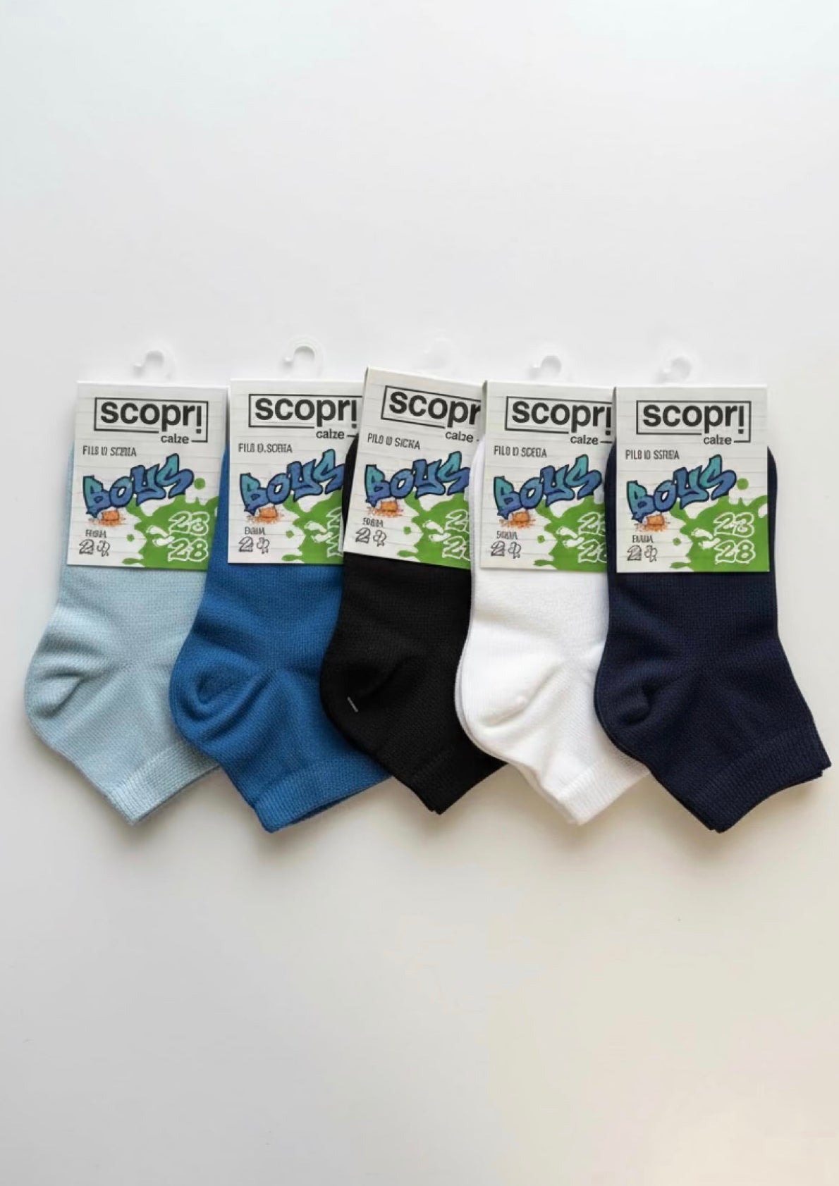 Calze Corte Bambino in filo di scozia "Toby" SCOPRI