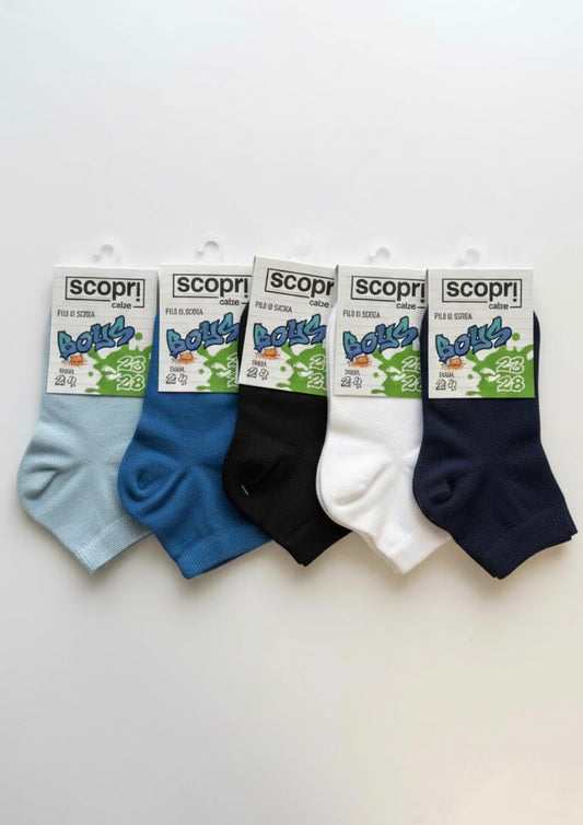 Calze Corte Bambino in filo di scozia "Toby" SCOPRI