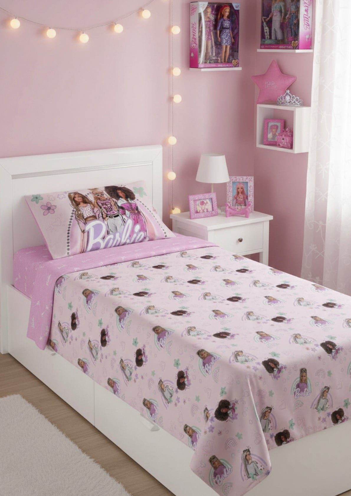 Completo Letto 1 piazza BARBIE