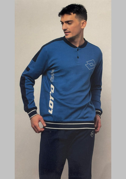 Pigiama uomo cotone interlock sportivo LOTTO