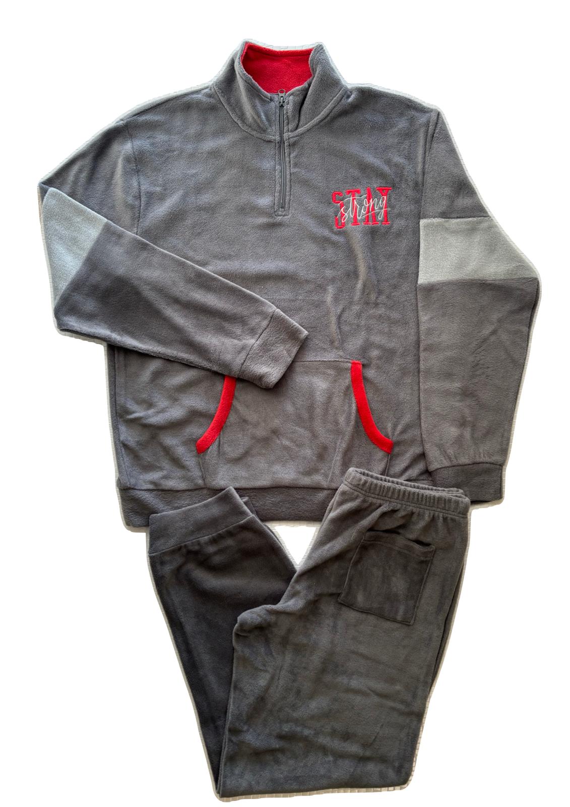 Pigiama uomo pile sportivo ZENZERO&PAPRIKA