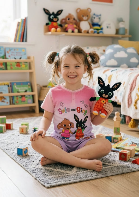 Pigiama Bambina T-Shirt e pantaloncino BING - Taglia 5 anni