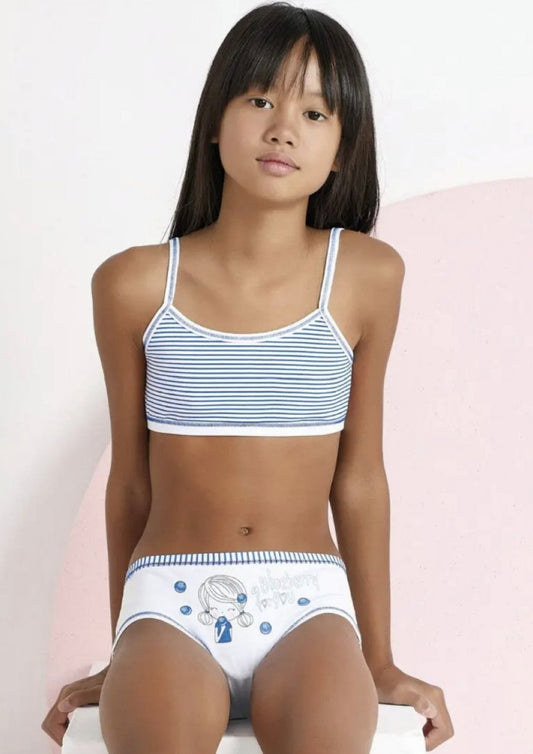 Coordinato bimba brassiere e slip JADEA - Taglia 11/12 anni