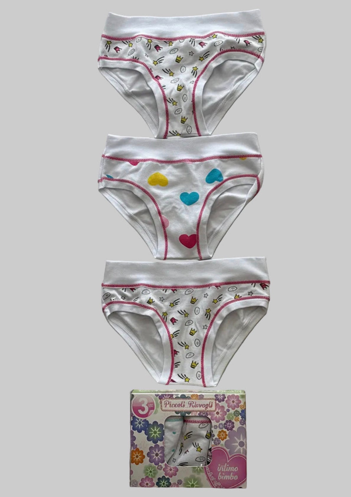 Tripack Slip Bimba e Ragazza PICCOLI RISVEGLI