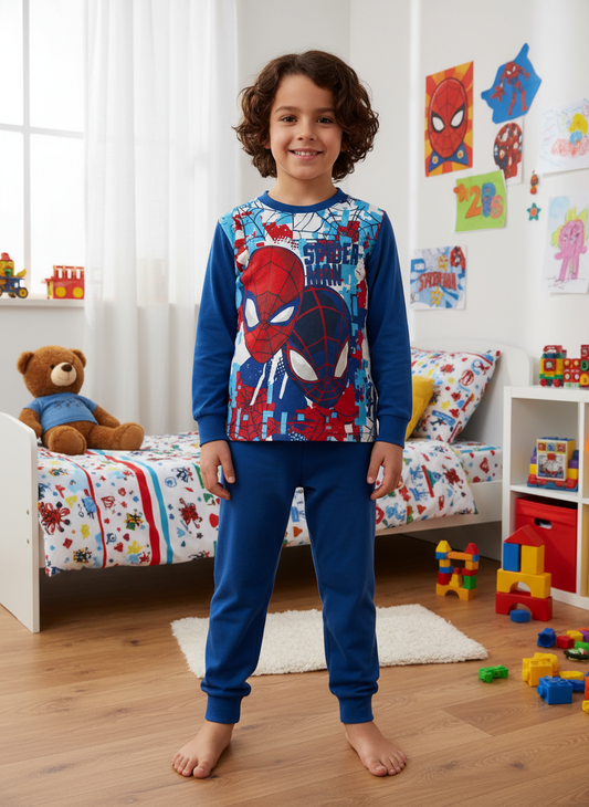 Pigiama bambino cotone felpato SPIDERMAN