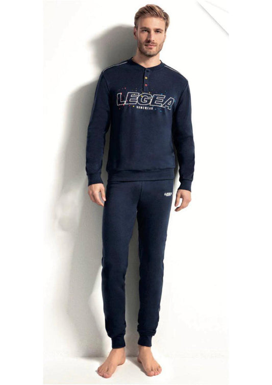 Pigiama Uomo in Cotone Interlock LEGEA Homewear - Taglia 4/M