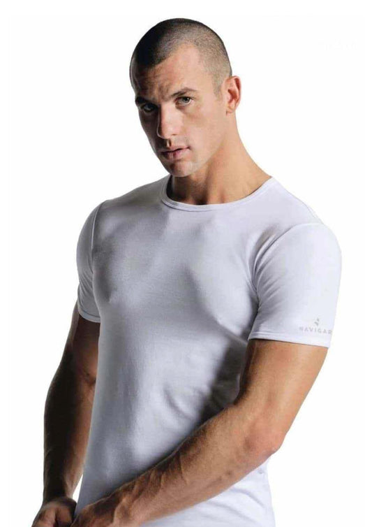 T-shirt maniche corte girocollo cotone bielasticizzato NAVIGARE