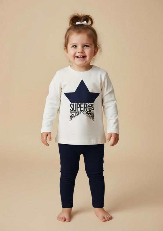 Completo neonata maxi maglia e leggins CAMILLA
