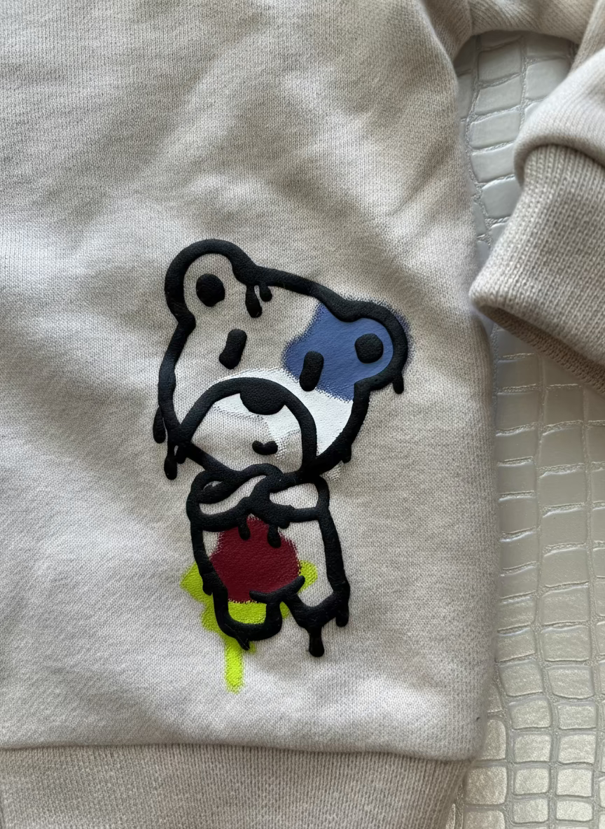 Tuta Neonato in felpa con zip e cappuccio STELLE&PUPI - Taglia 12/18 mesi