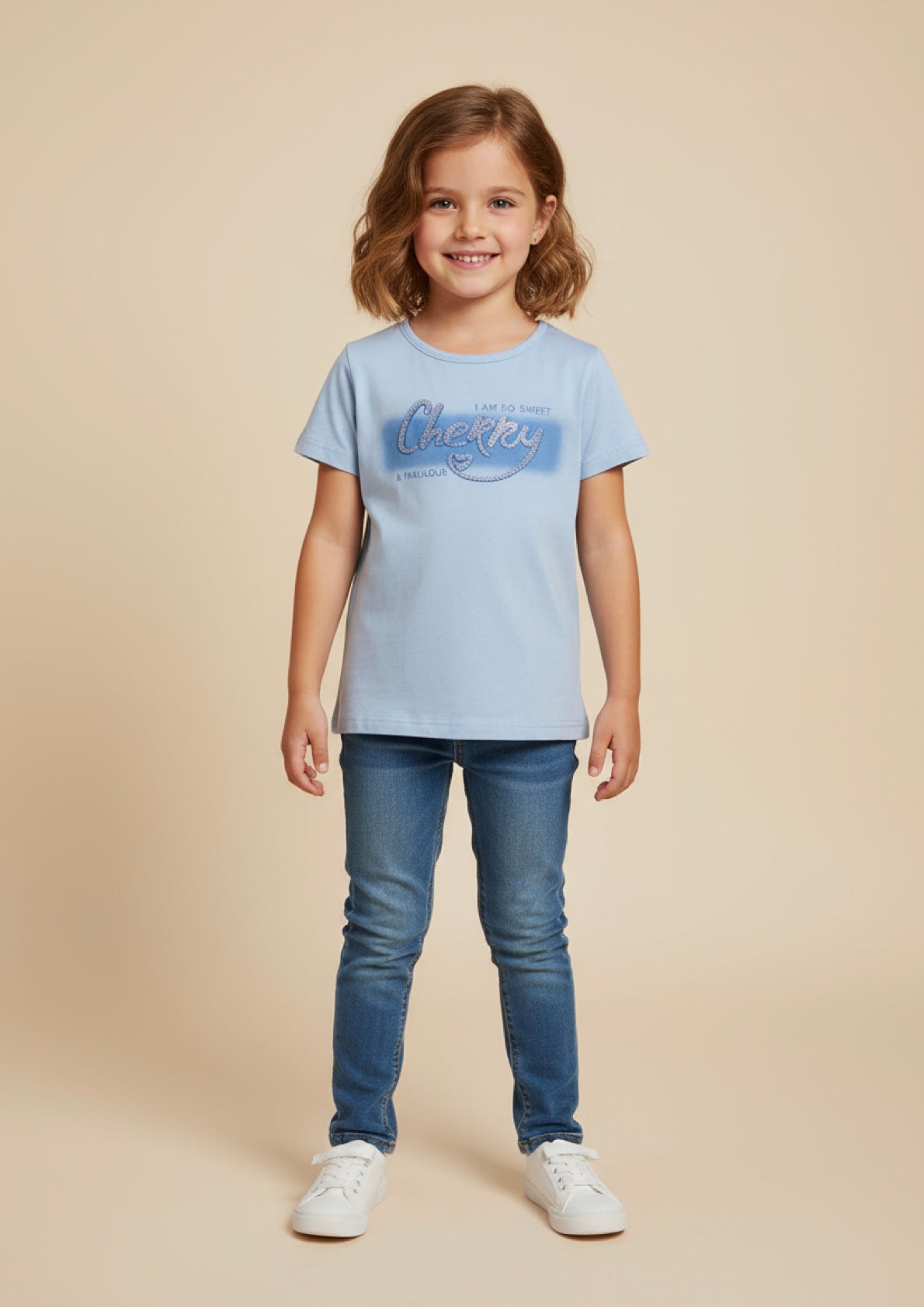 T-shirt maniche corte Bambina “Cherry”