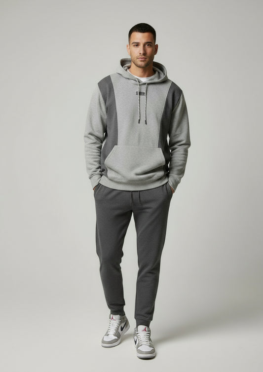 Tuta in felpa di cotone con cappuccio CHARRO