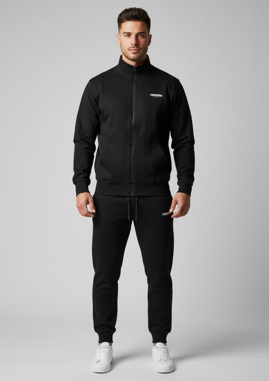 Tuta in felpa di cotone con zip CHARRO