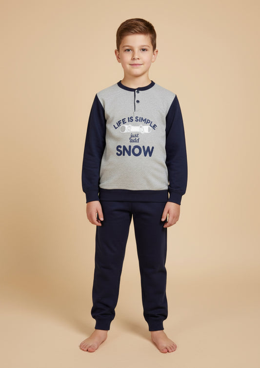 Pigiama bimbo in felpa di cotone PUNTO&VIRGOLA - Taglia 8 anni