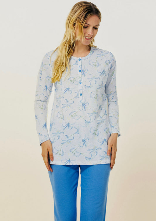 Pigiama donna manica lunga jersey LINCLALOR