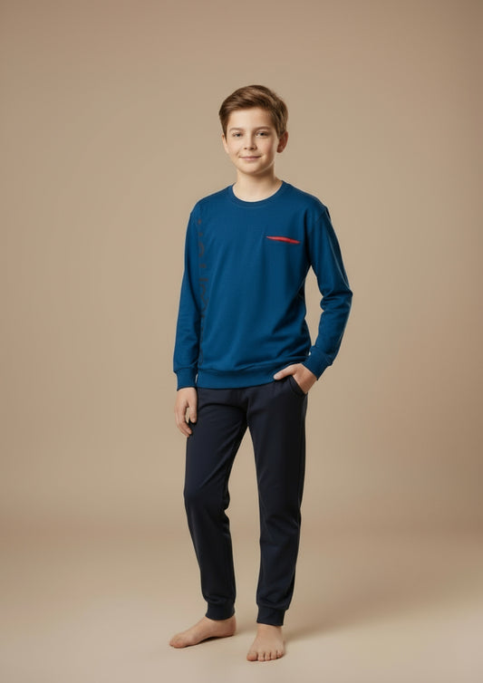 Pigiama Ragazzo manica lunga cotone interlock YOU&ME