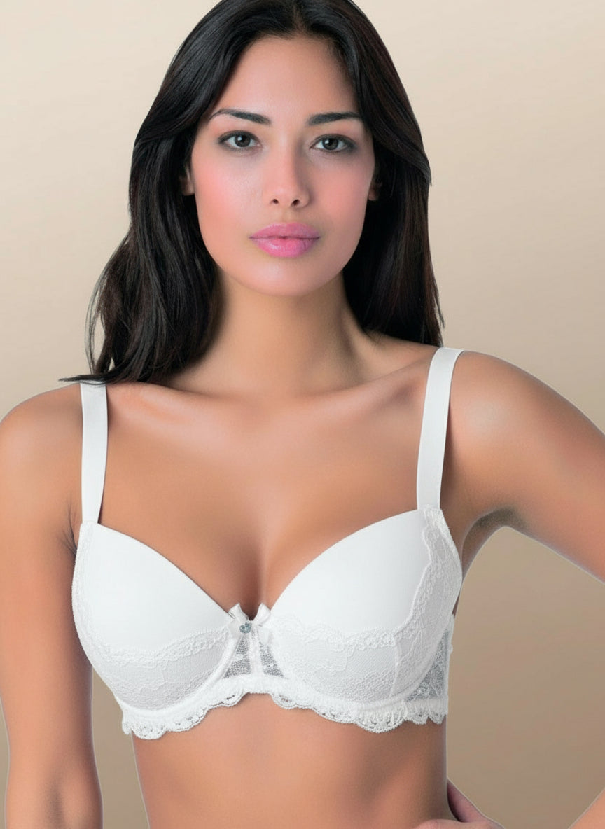 Reggiseno preformato in microfibra con ferretto coppa C Ivana - ARIS