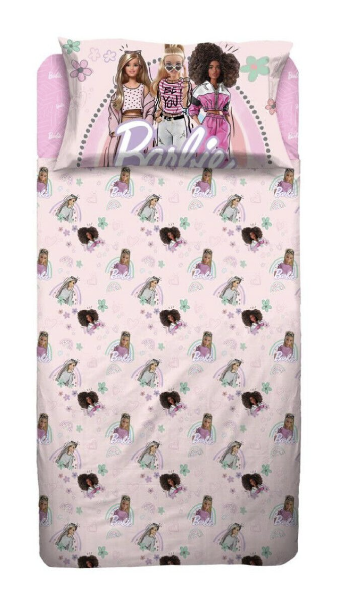 Completo Letto 1 piazza BARBIE
