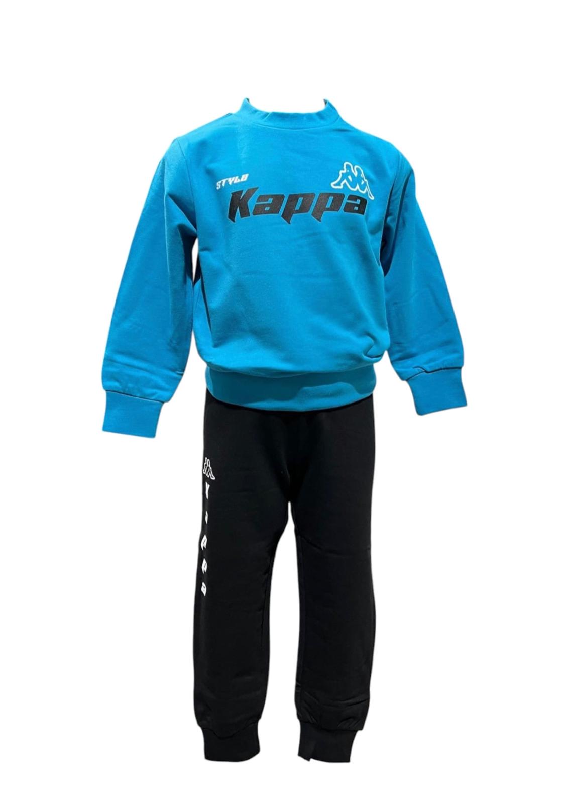 Tuta ragazzo in cotone garzato KAPPA