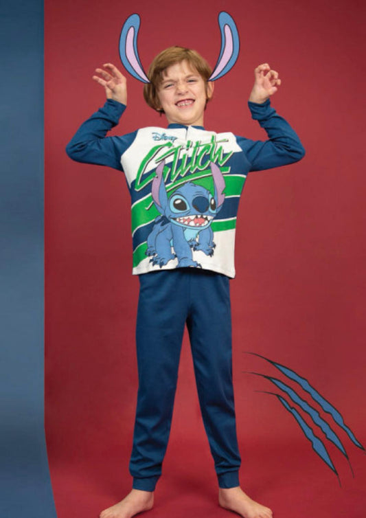 Pigiama Bambino manica lunga Cotone Interlock Lilo&Stitch