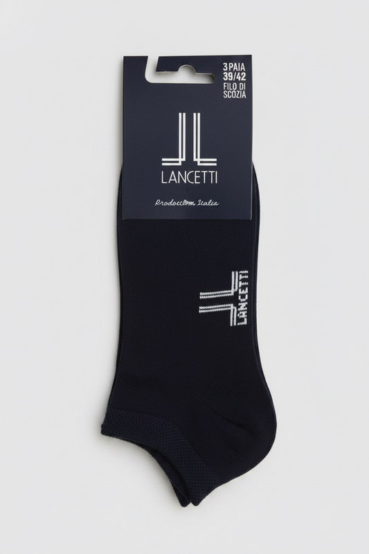 Calza Fantasmino Filo Di Scozia Unisex Confezione 3 Paia - LANCETTI