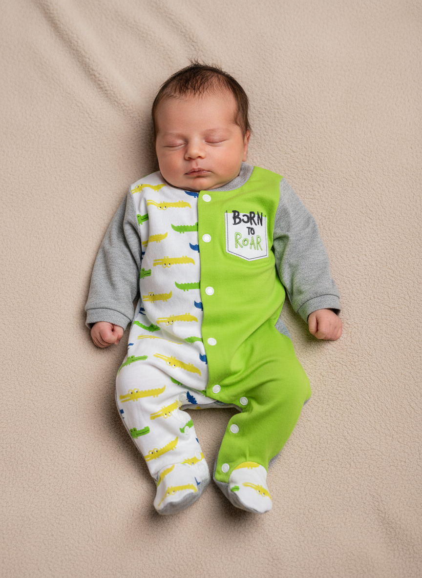 Tutina Neonato Jersey di cotone ELLEPI - Taglia 1 mese