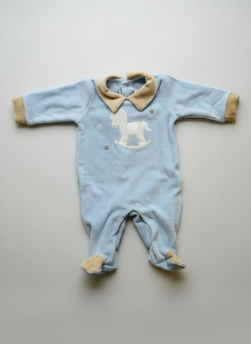 Tutina Neonato in ciniglia LES JOLIES