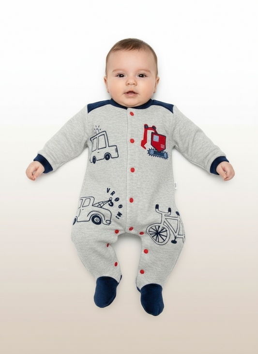 Tutina Neonato in ciniglia ELLEPI