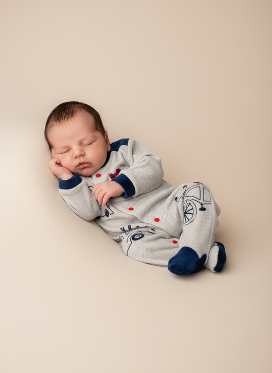 Tutina Neonato in ciniglia ELLEPI