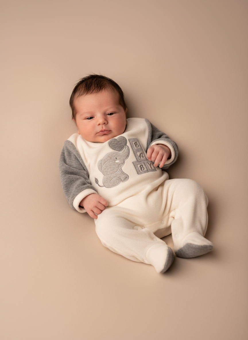 Tutina Neonato in ciniglia NAZARENO GABRIELLI