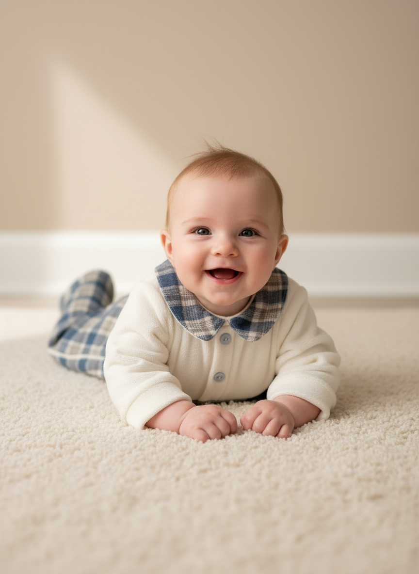 Completo Neonato in ciniglia I BATUFFOLINI