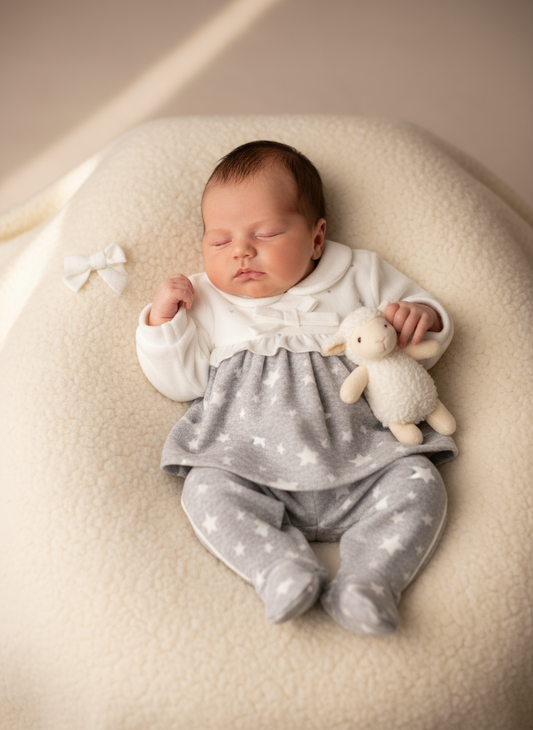 Completo Neonata in ciniglia ELLEPI - Taglia 0 mesi
