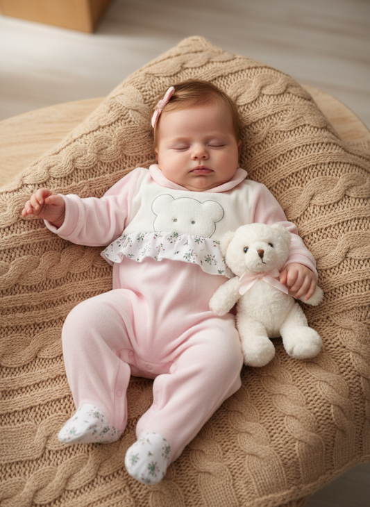 Tutina Neonata in ciniglia I BATUFFOLINI