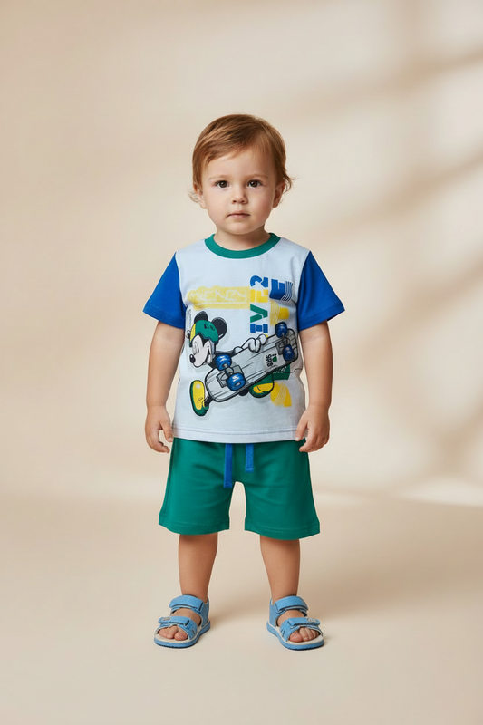 Completino Neonato corto Jersey 100% Cotone DISNEY - Taglia 36 mesi