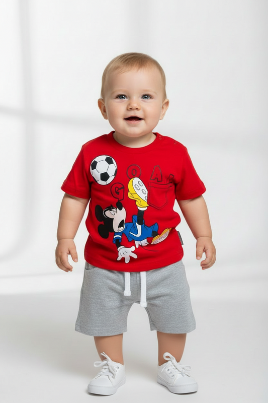 Completino Neonato corto Jersey 100% Cotone DISNEY