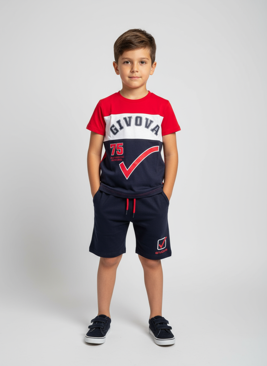 Completo Bambino corto GIVOVA - Taglia 5 anni