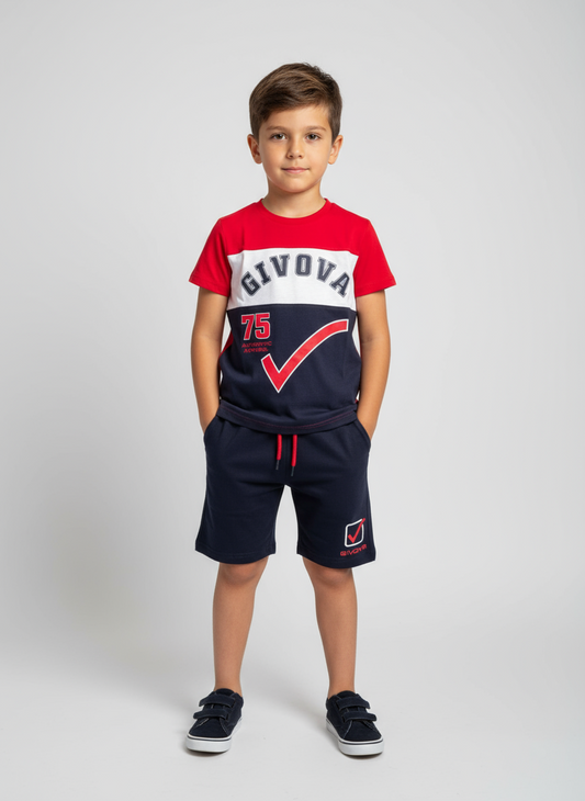 Completo Bambino corto GIVOVA - Taglia 5 anni