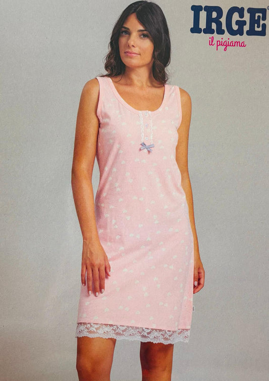Camicia da notte in jersey spalla larga taglie calibrate IRGE