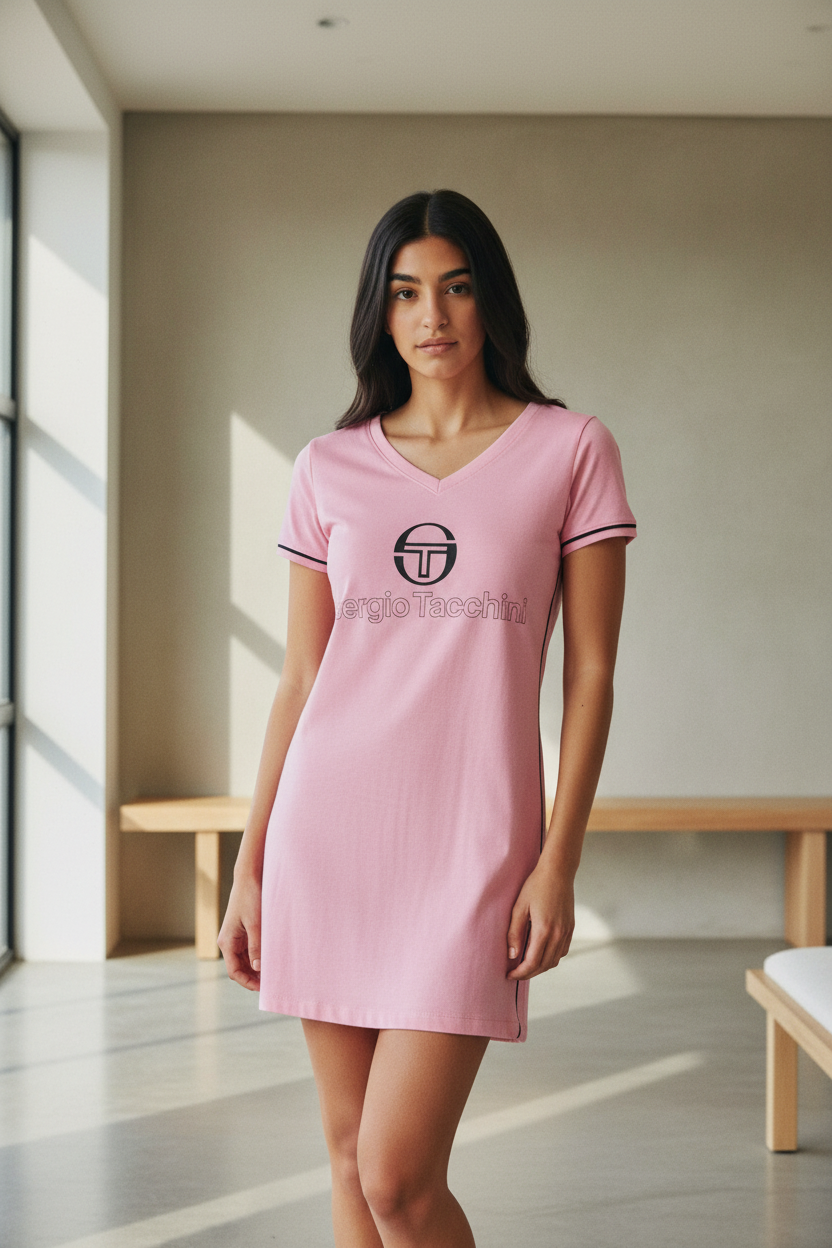 Vestitino manica corta in jersey d cotone SERGIO TACCHINI