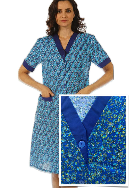Vestaglietta donna mezza manica 100% cotone EMMESSE