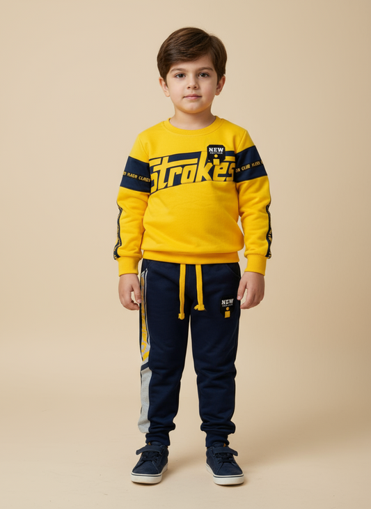 Tuta bambino in cotone garzato LAST STAR -Taglia 3 anni