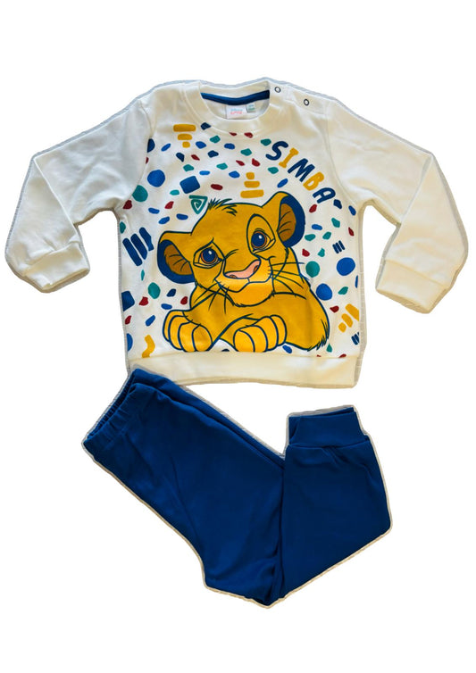 Pigiama Neonato in cotone interlock DISNEY Baby RE LEONE